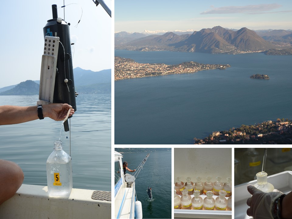 Campionamenti per l'analisi dell'ossigeno disciolto nel Lago Maggiore